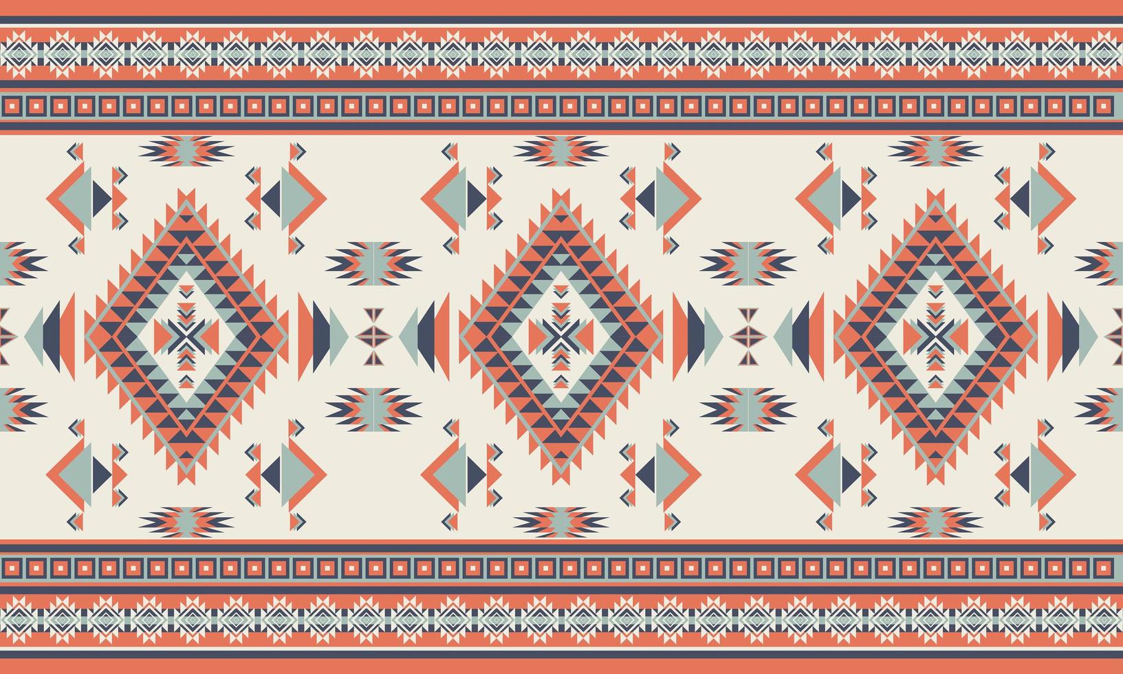 geometriska etniska mönster orientaliska. seamless mönster. design för tyg, gardin, bakgrund, matta, tapeter, kläder, omslag, batik, tyg, vektorillustration. mönster sty vektor