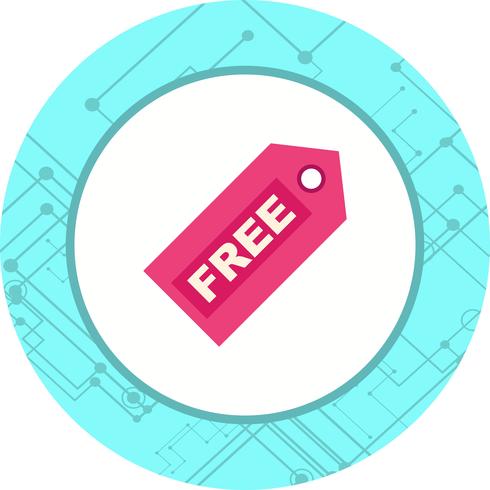 Gratis Tag Icon Design vektor