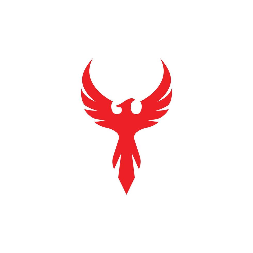 Phönix-Logo-Vektor-Design vektor