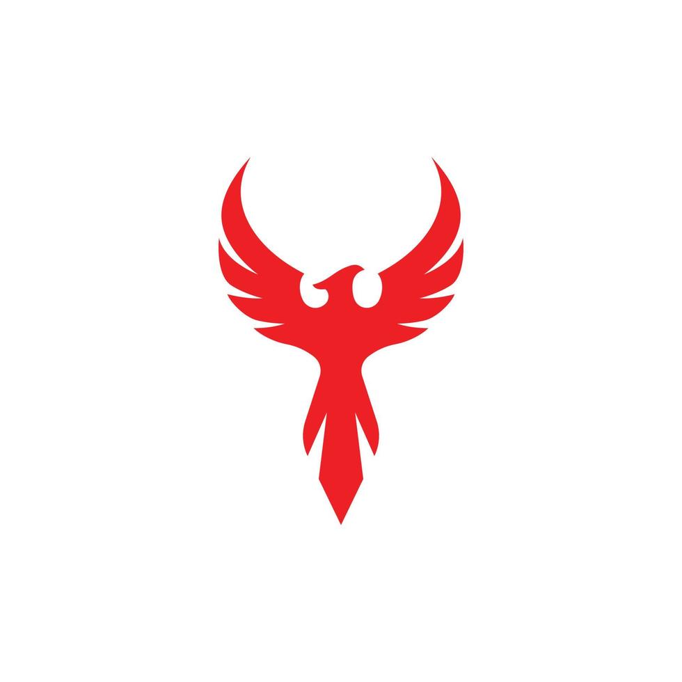 phoenix logotyp vektor design