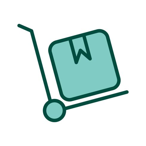 Trolley-Icon-Design vektor