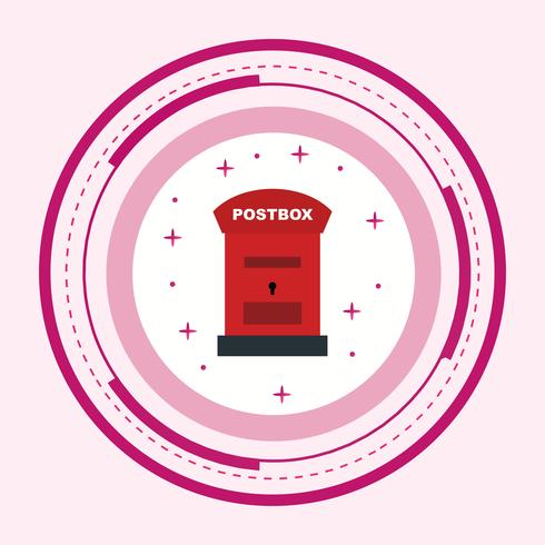 postbox icon design vektor