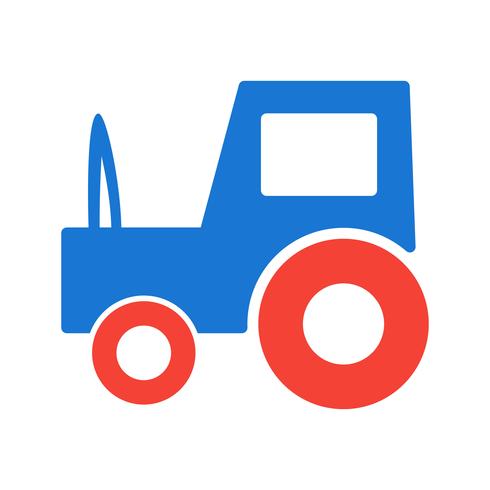Traktor Icon Design vektor