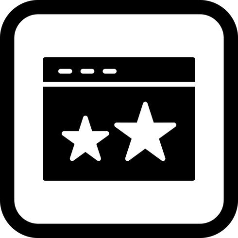 Starred Icon Design vektor