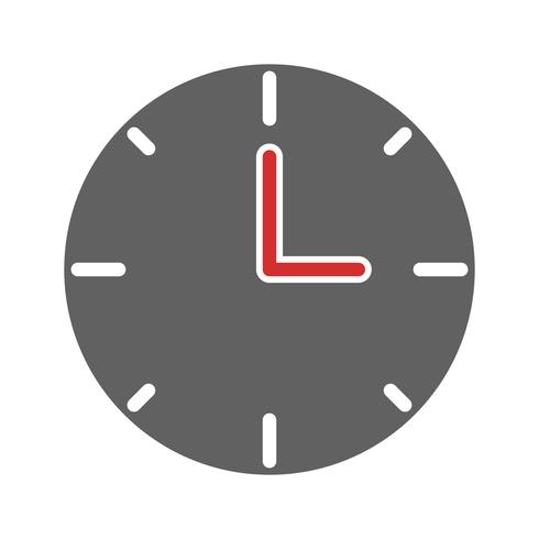 Uhr-Icon-Design vektor