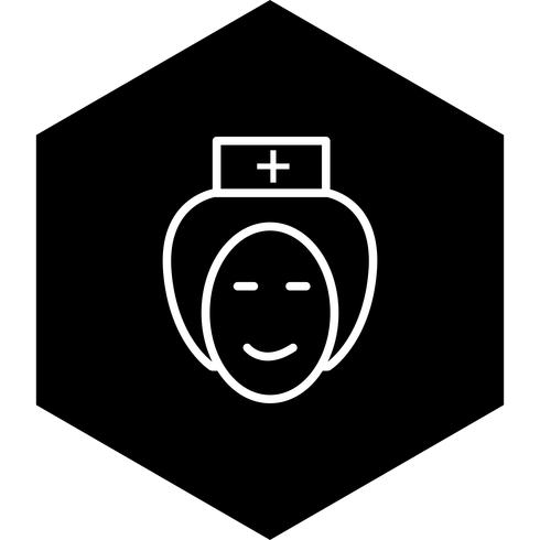 Krankenschwester-Icon-Design vektor