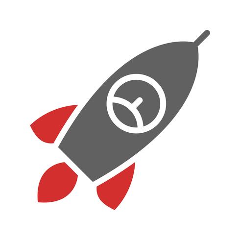 Raketen-Icon-Design vektor