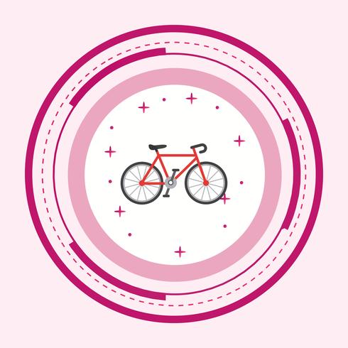 Cykel Icon Design vektor