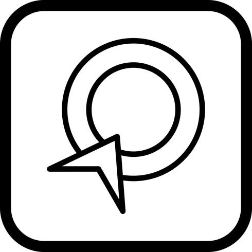 Pay-Per-Click-Icon-Design vektor