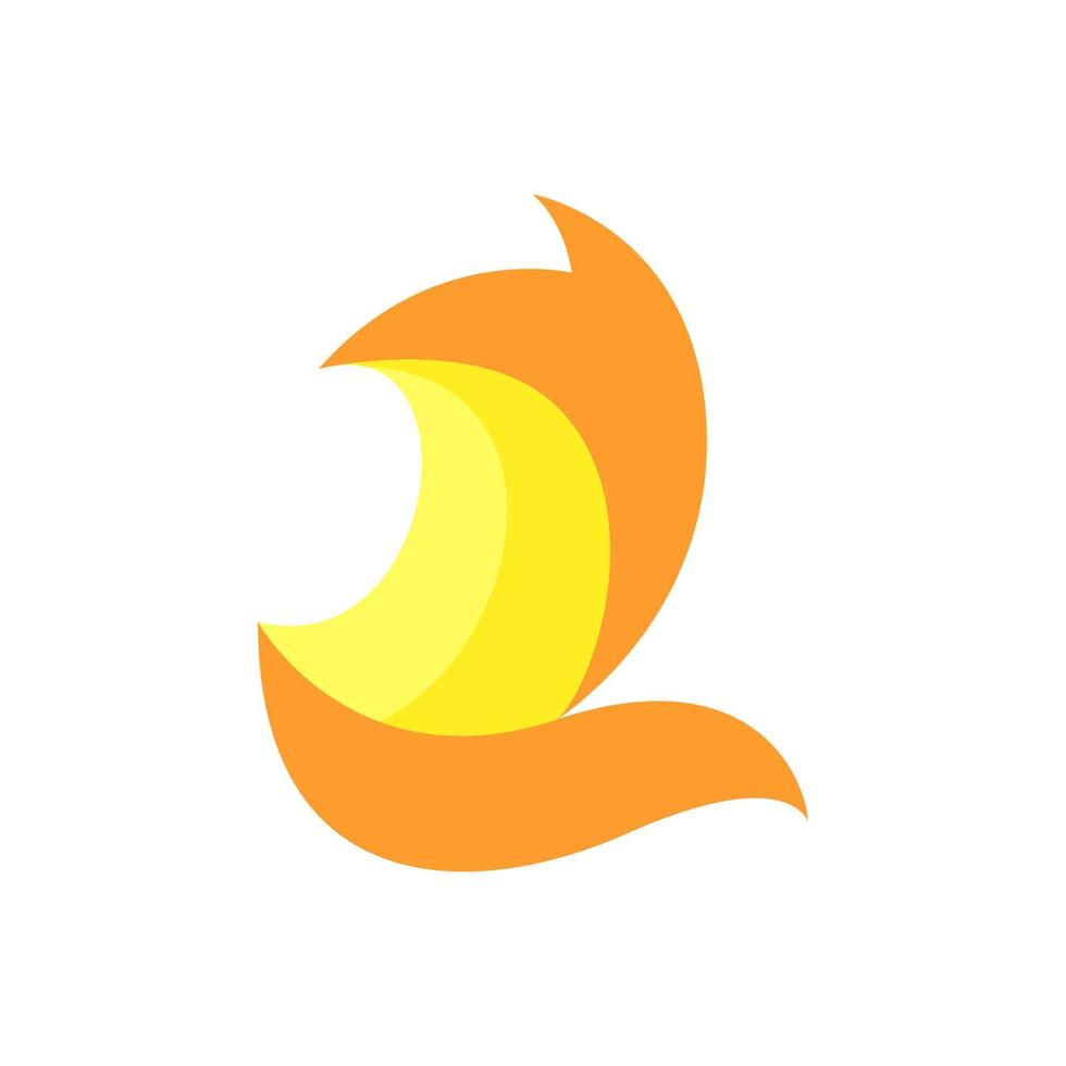 Fuchs Logo Symbol Symbol Vektorgrafik Design vektor