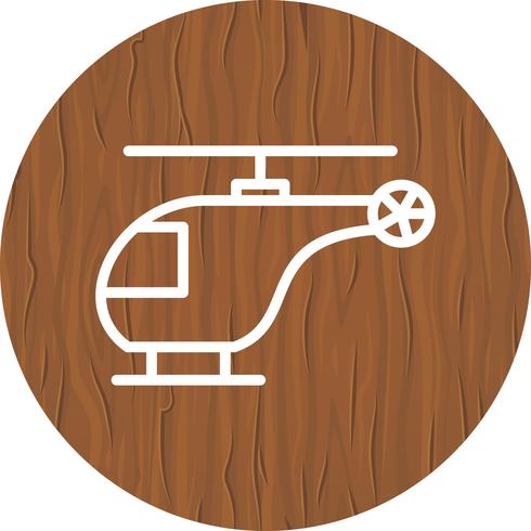 Hubschrauber-Icon-Design vektor