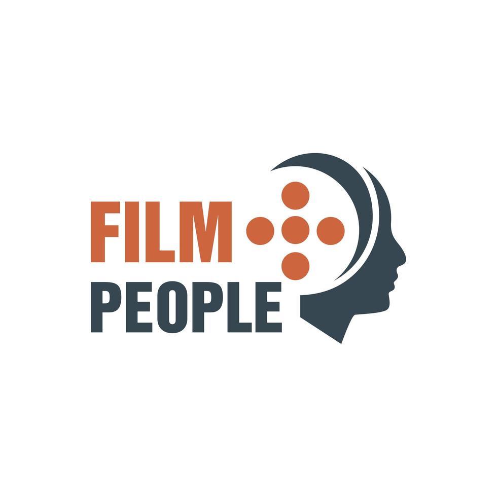 modernes Filmleute-Logo vektor