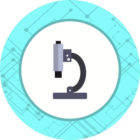 Mikroskop Icon Design vektor