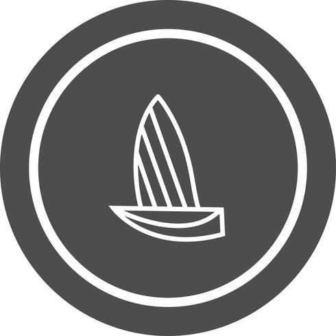 Yacht-Icon-Design vektor