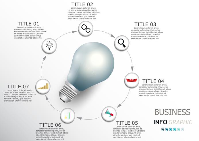 Infographics vektor design och marknadsföring ikoner