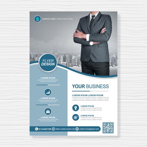 Business cover a4 mall och platt ikon för en rapport och broschyrdesign, flygblad, banner, broschyrer dekoration för tryck och presentation vektor illustration