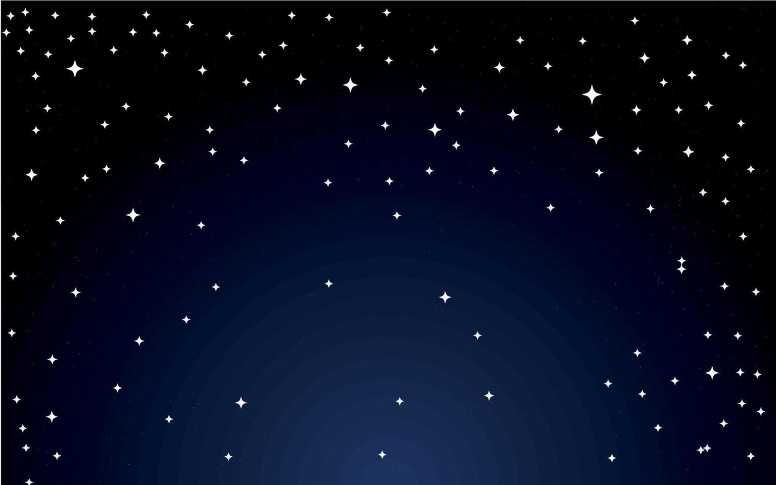Nachthimmel Sterne fallen Wiegenlied Tapete blau schwarz dunklen Hintergrund vektor