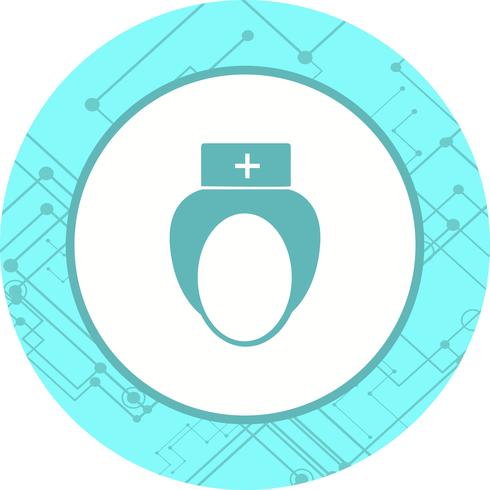 Sjuksköterska Icon Design vektor