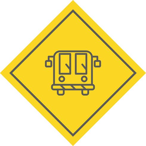 Flughafenbus-Icon-Design vektor