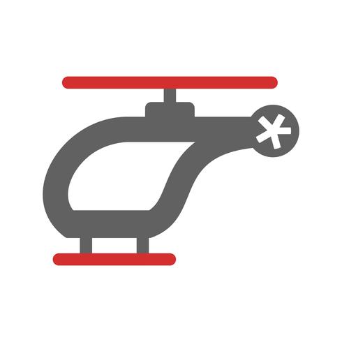 Helikopter Icon Design vektor