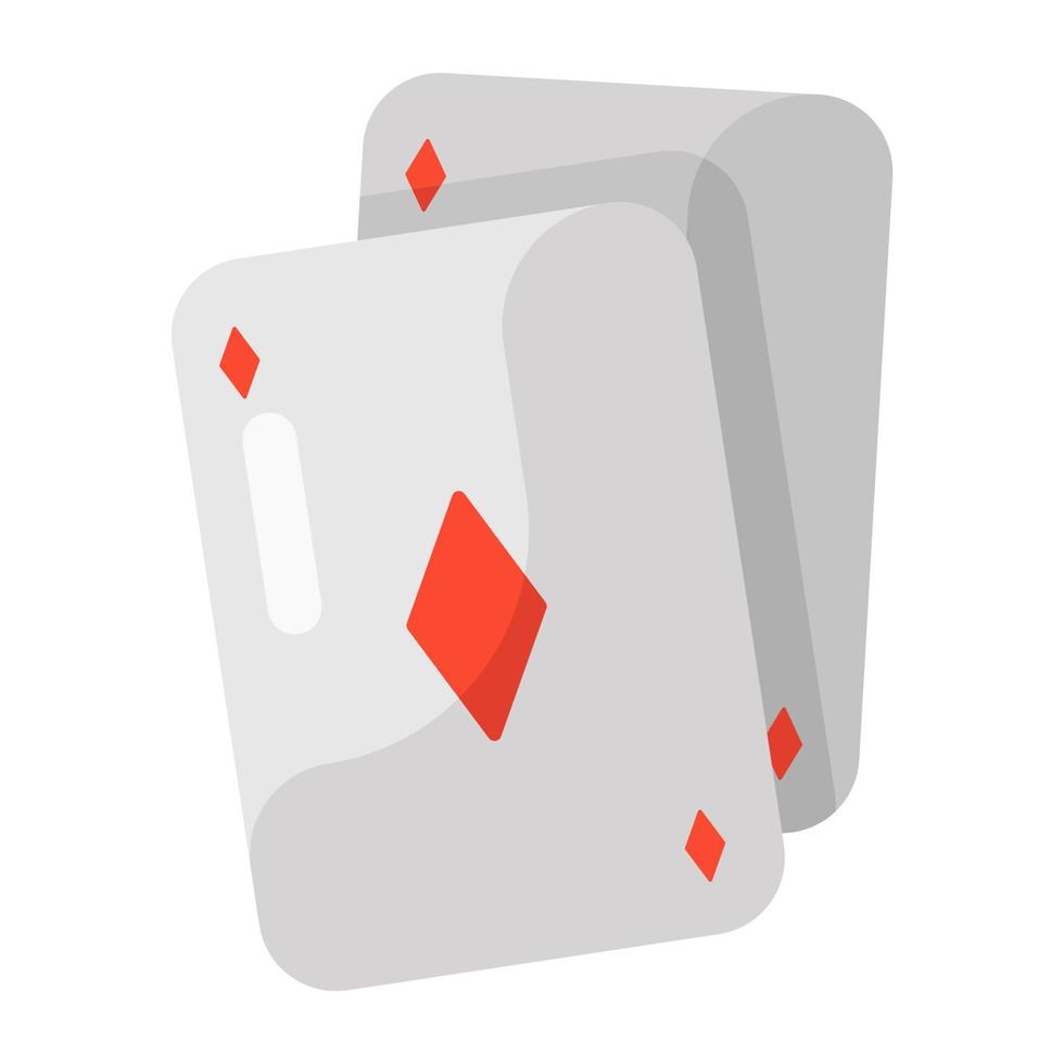 spelkort ikon, poker vektor