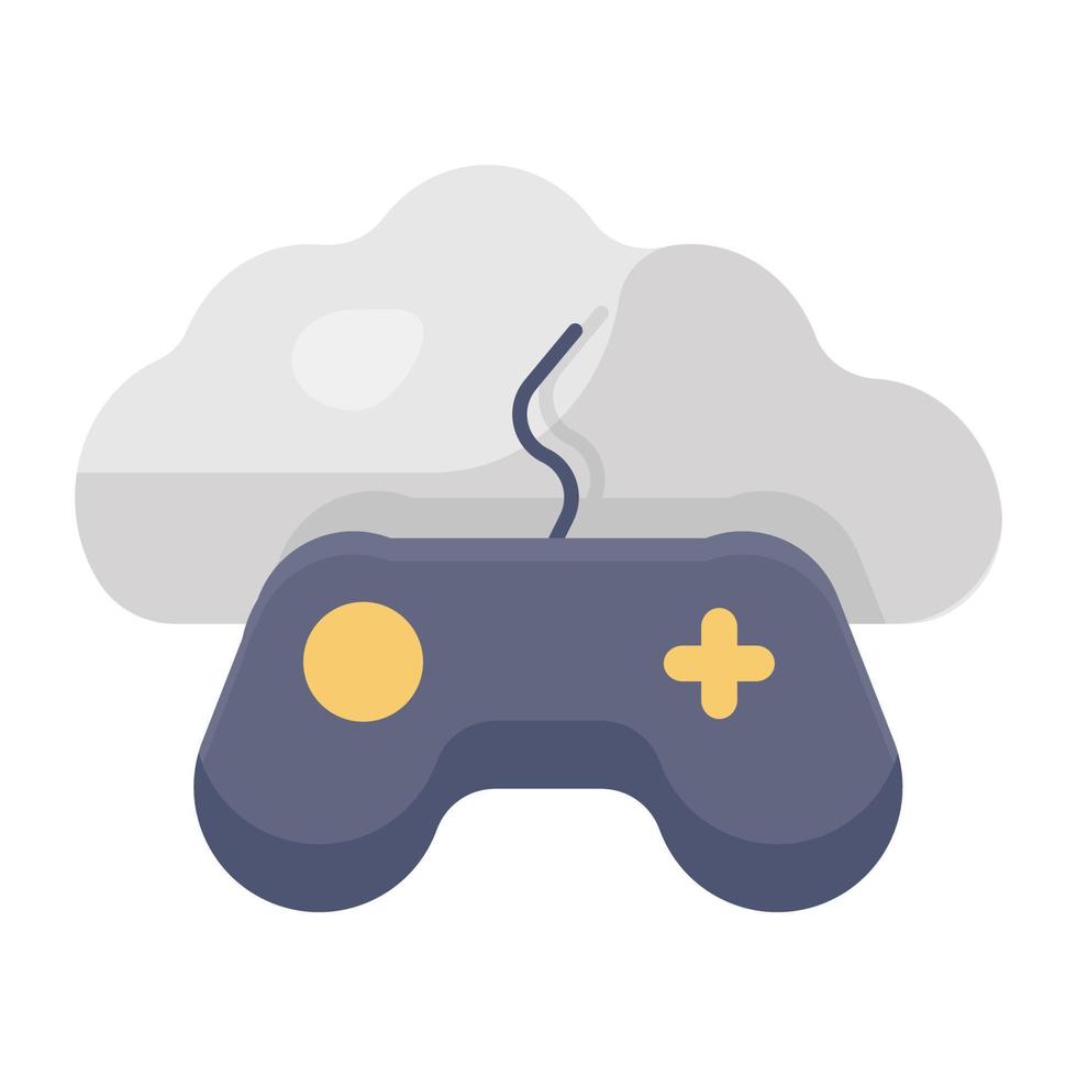 Cloud-Gaming in der Moderne vektor