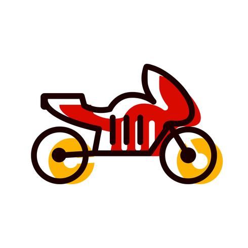 Fahrrad-Icon-Design vektor