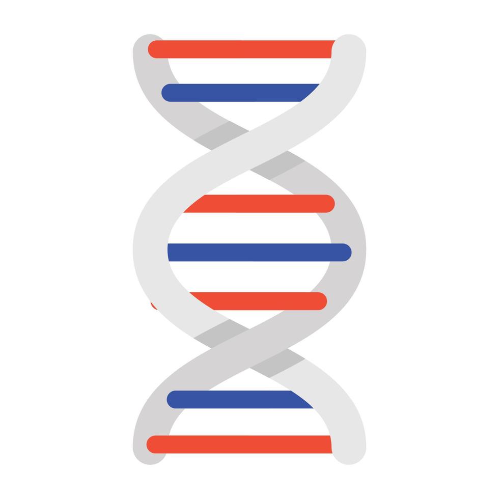 Desoxyribonukleinsäure im DNA-Vektorstil vektor