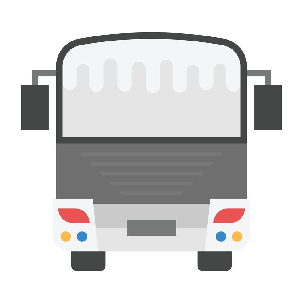 trendige Buskonzepte vektor