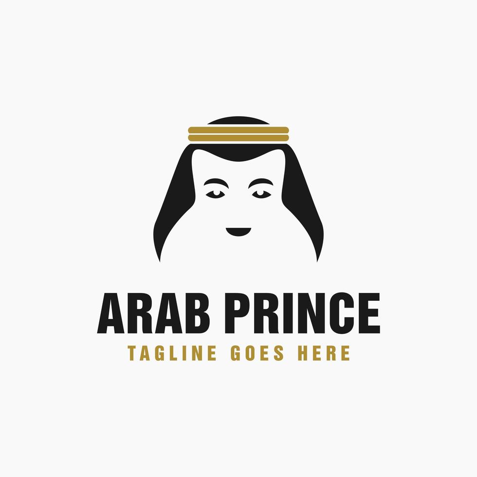 Saudi-Arabien Prinz oder König Logo vektor