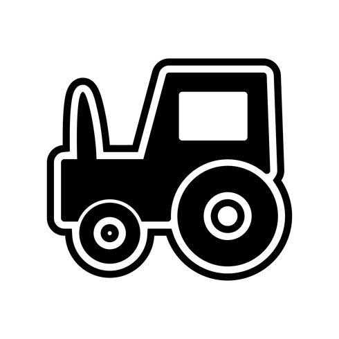 Traktor Icon Design vektor