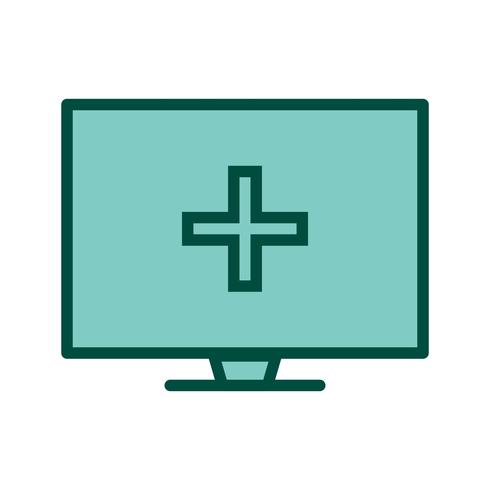 Online Medical Help Icon Design vektor