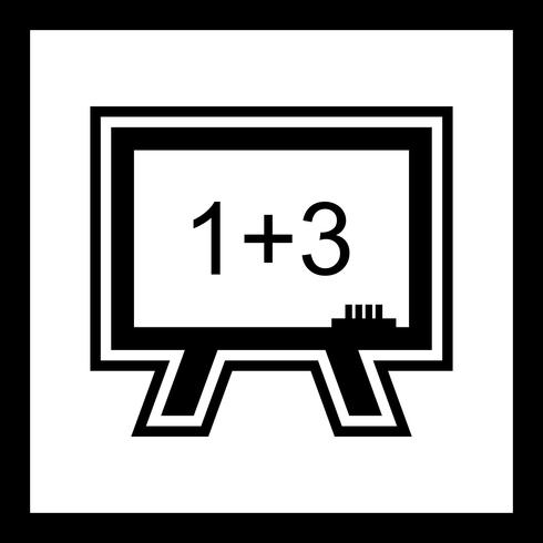 Matematik Icon Design vektor