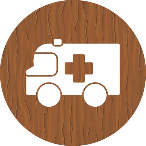 Krankenwagen-Icon-Design vektor