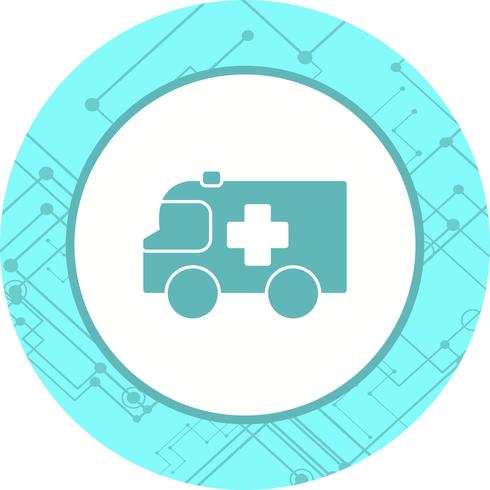 Krankenwagen-Icon-Design vektor