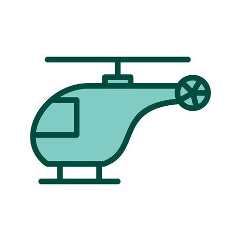 Hubschrauber-Icon-Design vektor