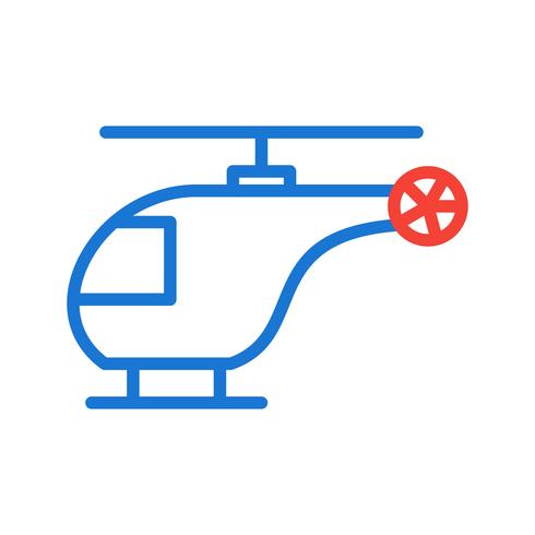 Hubschrauber-Icon-Design vektor