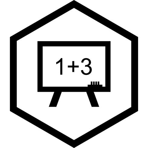 Matematik Icon Design vektor