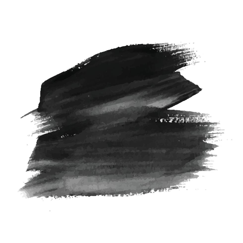 svart grå linje akvarell design vektor