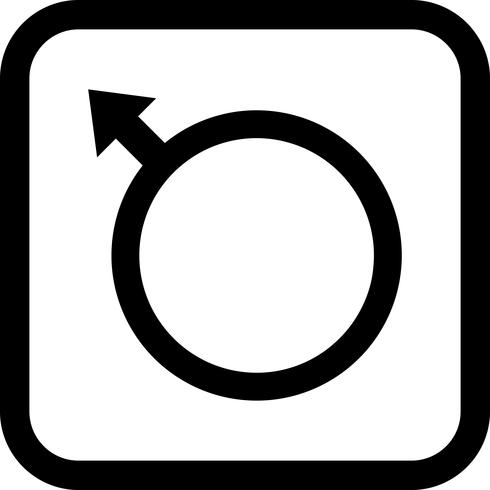 Männliche Icon Design vektor