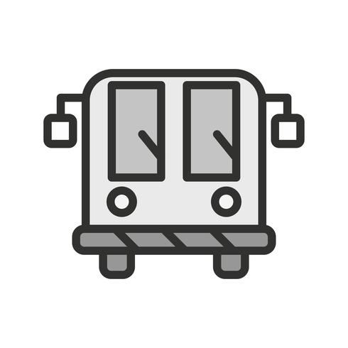 Flughafenbus-Icon-Design vektor