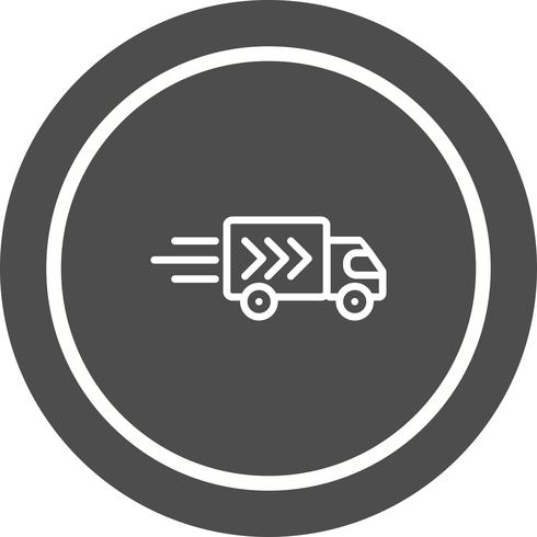 Leverans Truck Icon Design vektor