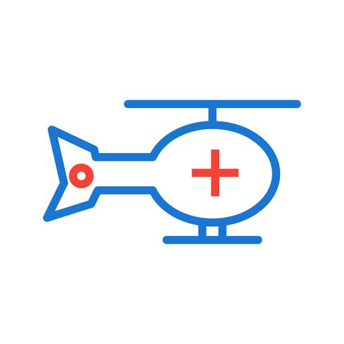 Hubschrauber-Icon-Design vektor