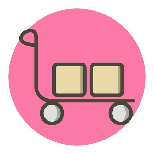 trolley icon design vektor