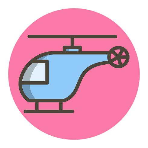 Helikopter Icon Design vektor