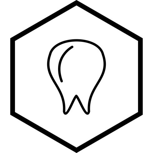 Zahn-Icon-Design vektor