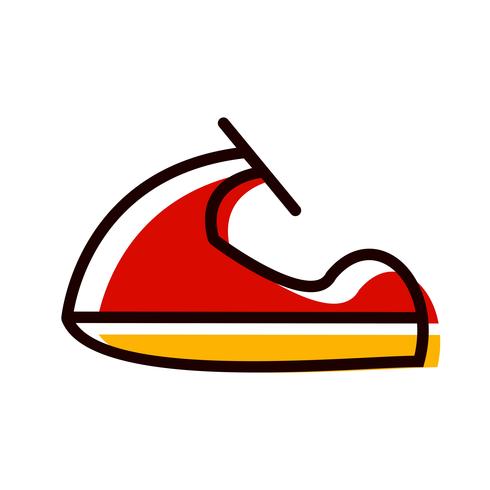 Jet-Ski-Icon-Design vektor