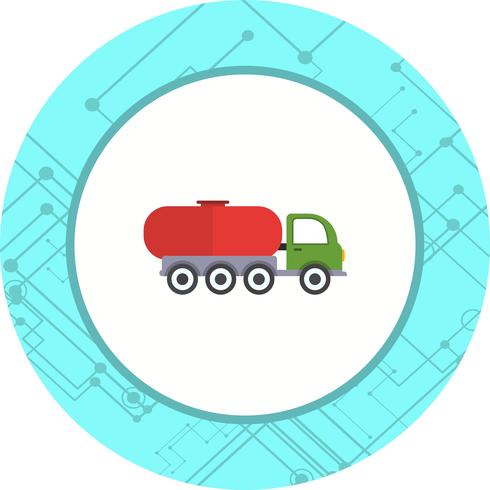 Tankwagen-Icon-Design vektor