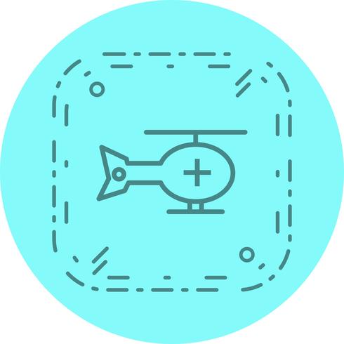 Hubschrauber-Icon-Design vektor