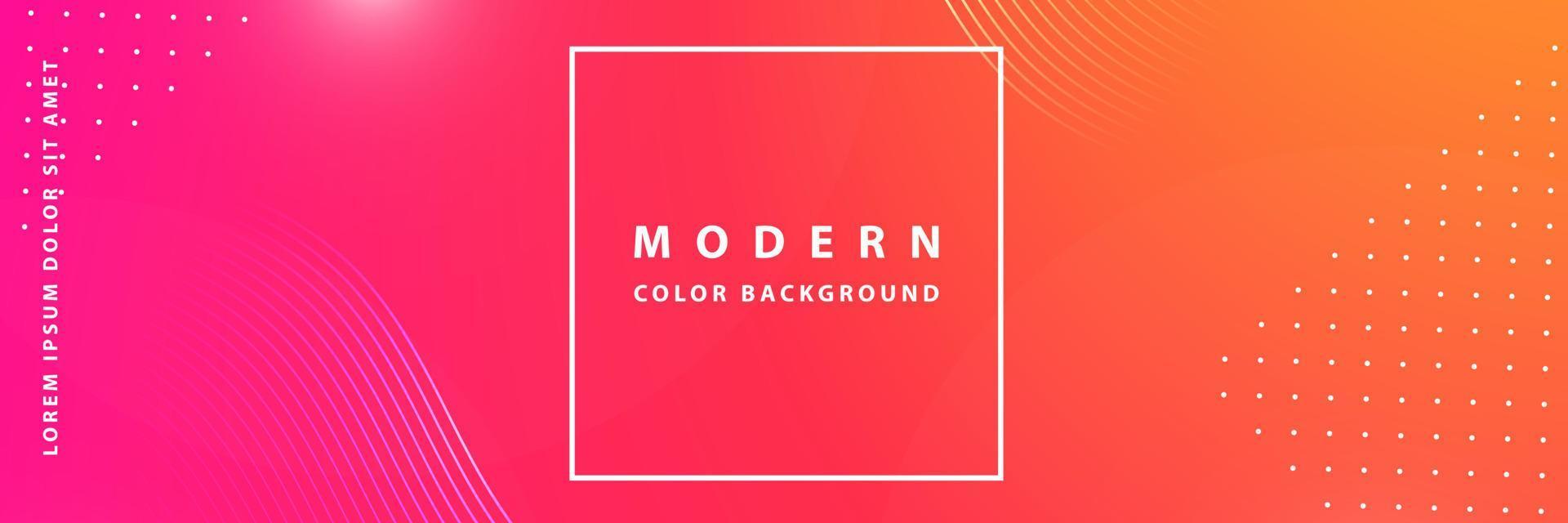 abstraktes hintergrundbanner mit farbkreativem digitallicht modern vektor